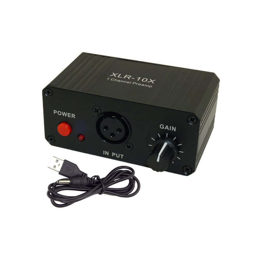 Xlr-10X 1 Channel Xlr Interface Balanced Audio Amplifier Ne5532 Dynamic Mic Microphone Preamplifier 4713744195883
