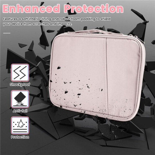 Capa Universal para Tablet de 10,8-11 Polegadas, Capa de Viagem de Nylon para  Pro, Bege 1