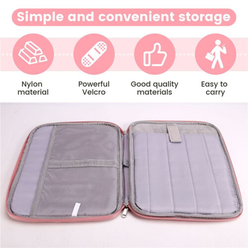 Capa Universal para Tablet de 10,8-11 Polegadas, Capa de Viagem de Nylon para  Pro, Rosa 2