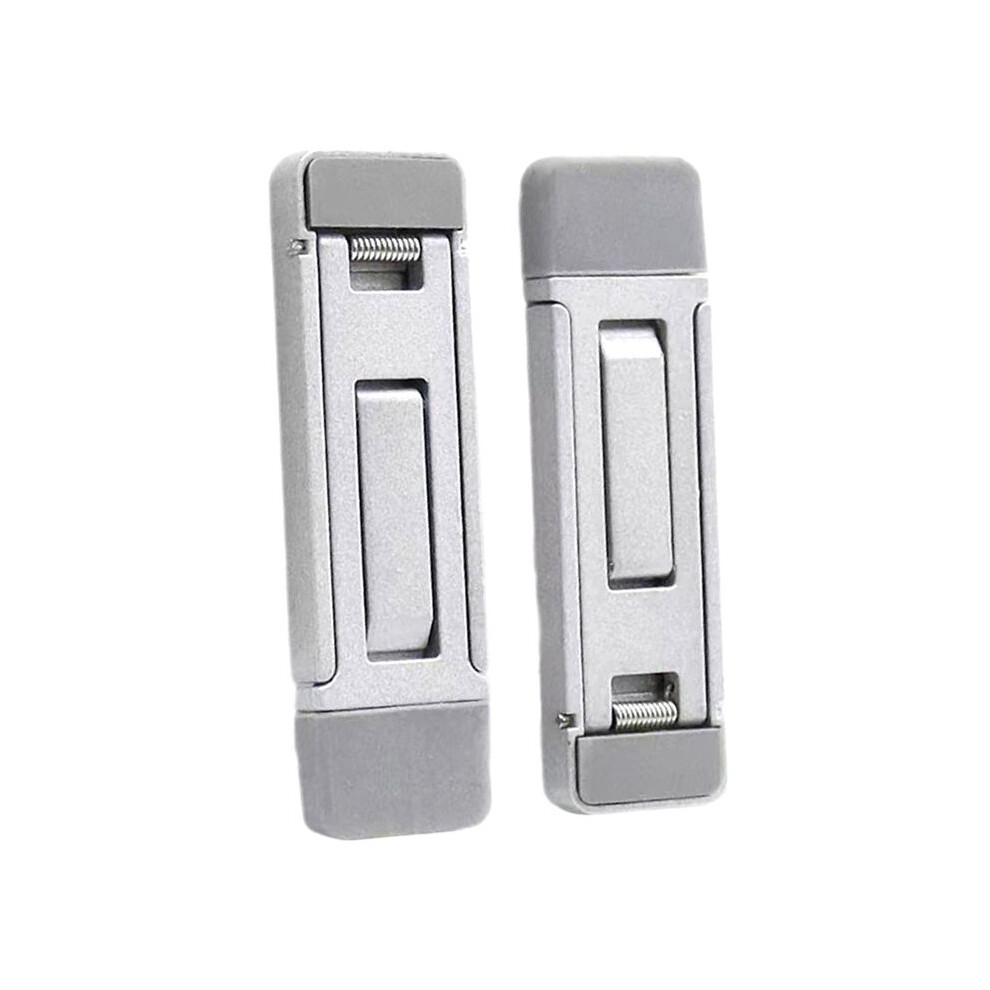 2 Pcs Portable Invisible Laptop Stand Zinc Alloy Laptop Feet Lifter Foldable Laptop Cooling Riser 6032982879637