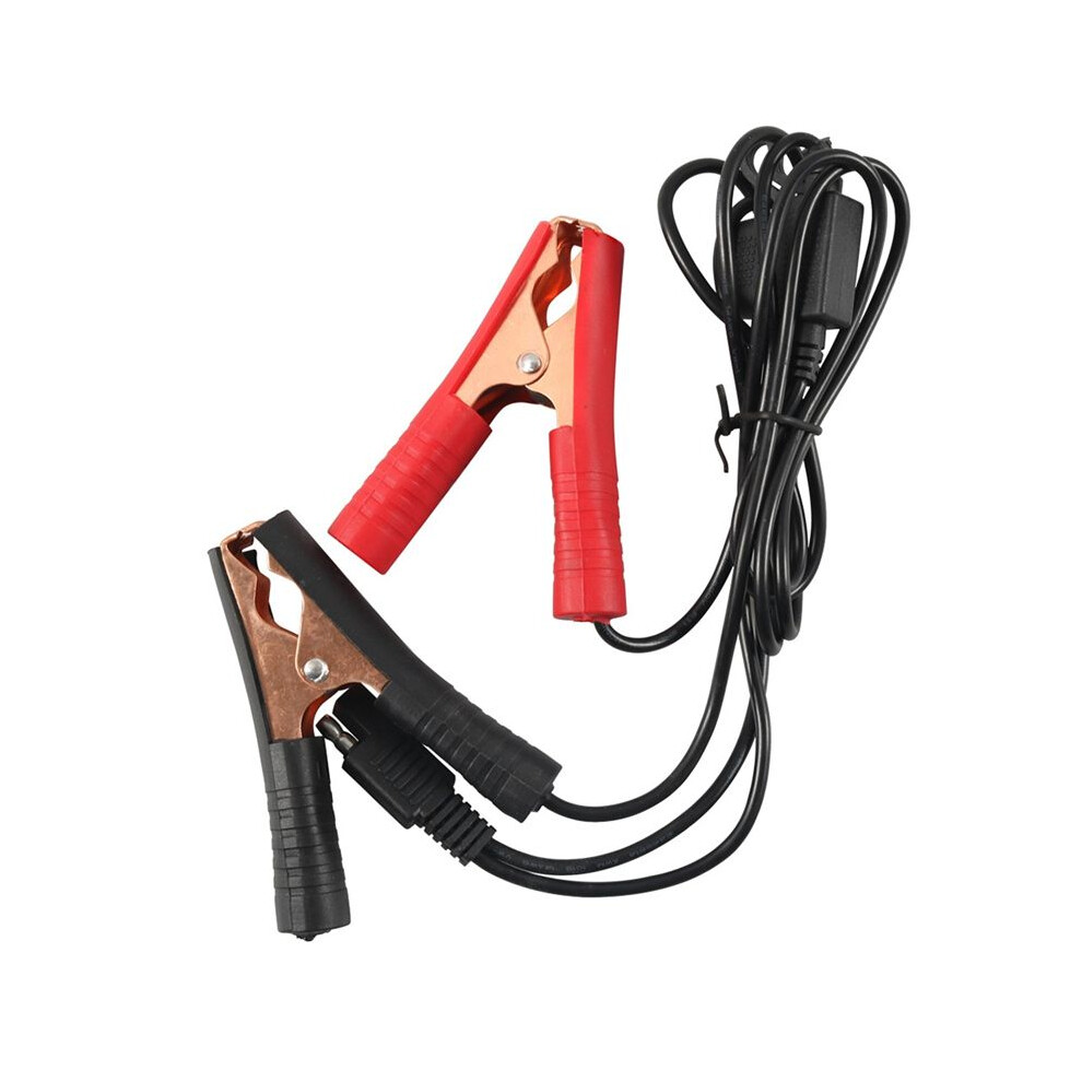 1M Battery Extension Charging Cable Alligator Clip 14Awg Convert To Sae Charging Cable 6032033432163