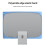 Monitor Dust Cover Desktop Computer Screen Dustproof Protective Cover for  24-Inch Display 2023 2024 Model 6