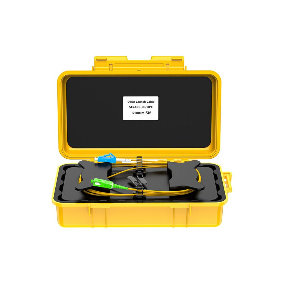 Otdr Dead Zone Eliminator Fiber Rings Fiber Optic Otdr Launch Cable Box 2Km Sc/Apc-Lc/Upc 6032029593724