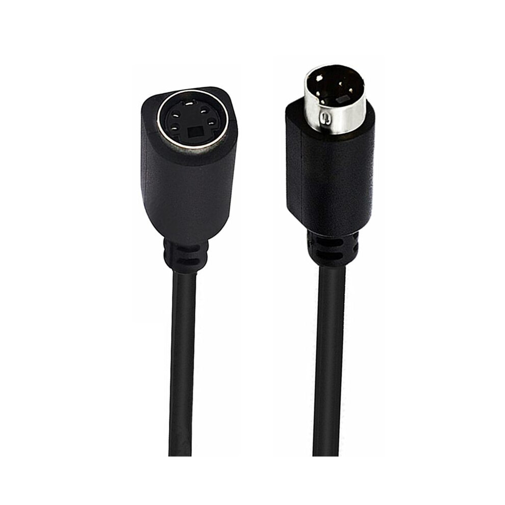 90 Degree Bend Din 4Pin Male To Female S-Video 4-Pin Svhs Camera Dvr, Pvr, Dvd Player Video Connection Cable A 6032447307217