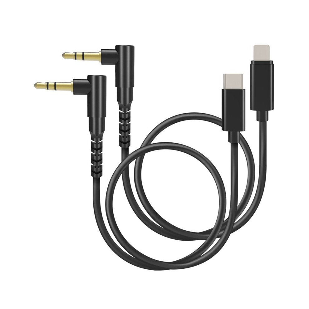 Audio Cable Male To Male 3.5Mm Trs To Usb C+3.5Mm Trs To For Interface For Android Pc Microphone 4713062684687