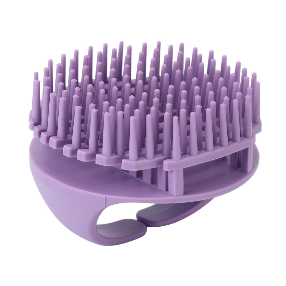 Purple Multifunctional Deep Tpe Hair Scalp Massager & Shampoo Brush