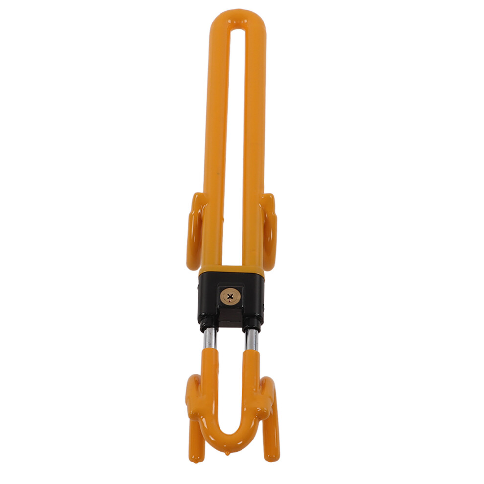 Heavy-Duty Iron Twin Hooks Steering Wheel Lock - Fits Cars & Suvs 8001376336023