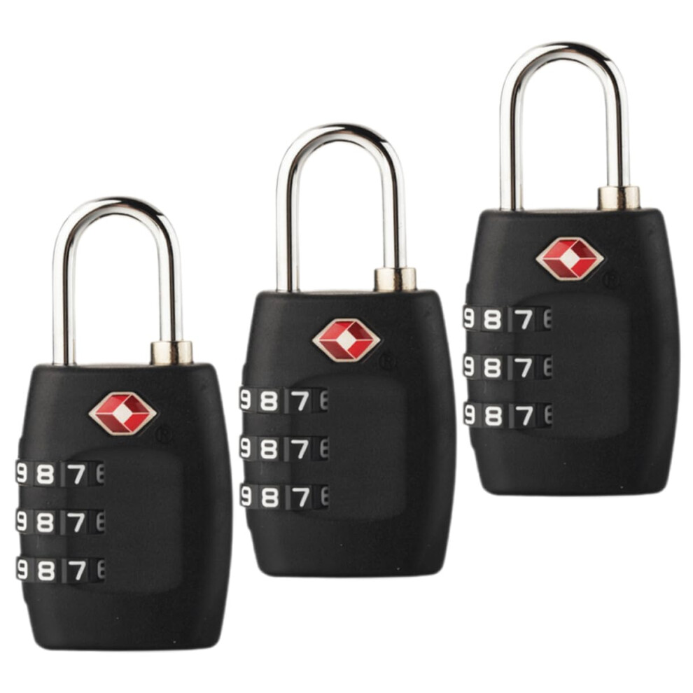 3pcs Luggage Locks with  Combination Code for Suitcase Travel and Gym Locker-image-OPC-PPWTKTN-NEW