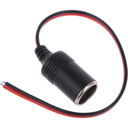 Car Cigarette Lighter Extension Cable 12V Power Socket Adapter 120W Compact 28cm Cord 2