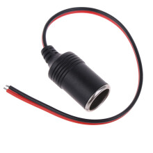 Car Cigarette Lighter Extension Cable 12V Power Socket Adapter 120W Compact 28cm Cord