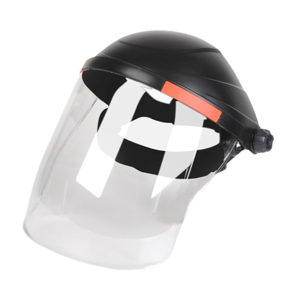 Welding Face Cover With Hard Hat And Lightweight Visor For Professionals, Portable Black And Clear Helmet 9187378486085