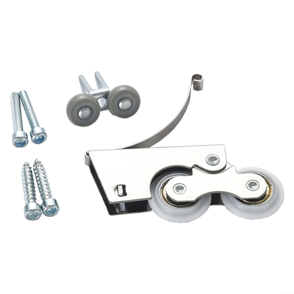 Sliding Door Roller Wheels With Screws For Wardrobe, Silent Nylon Pulley, Corrosion Resistant 9187378486405