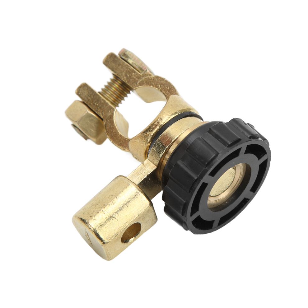 100A Brass Car Battery Link Terminal For Rv Atv Marine Rustproof 0.6In 9351376340742