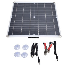 Solarbatterie-Erhaltungsladegerät mit mehreren Entriegelungsmethoden, 12V Smart-Solarpanel-Kit mit Rückladeschutz und 30Grad Flexibilität