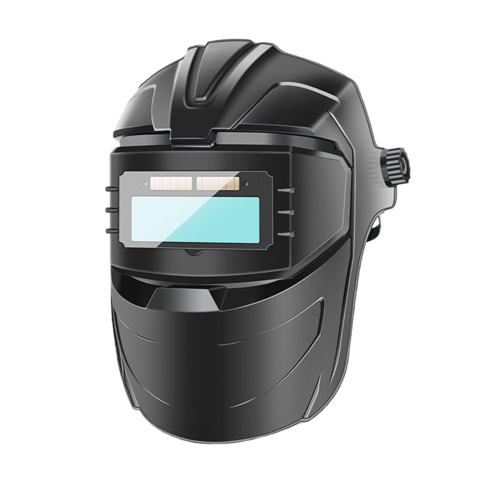 Auto Darkening Welding Helmet With Anti-Glare Wide Shade, Anti-Fog Lens, Adjustable Headgear, Black Color For Construction And Metalwork 9187378487020