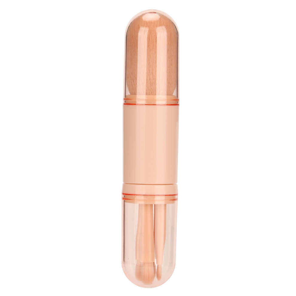 Glamorous Travel Makeup Brushes Kit, Retractable Makeup Brush Set For Quick And Convenient Application, Synthetic Fiber And ABS Handle Makeup Brushes