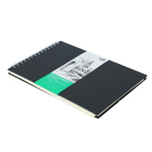 Taccuino per schizzi su carta acquerello, rilegatura a doppio spirale, copertina rigida, senza acidi, 21,6x27,9 cm