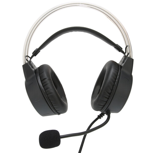 Cuffie da gioco over-ear per PC con suono surround e microfono, suono surround virtuale 7.1, microfono omnidirezionale, design confortevole, driver 2