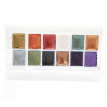Artists' Watercolor Paint Set Featuring Easy to Mix and Smooth Blending Qualities, Portable Color Transparency Formula, Vibrant Colors High Pigment,