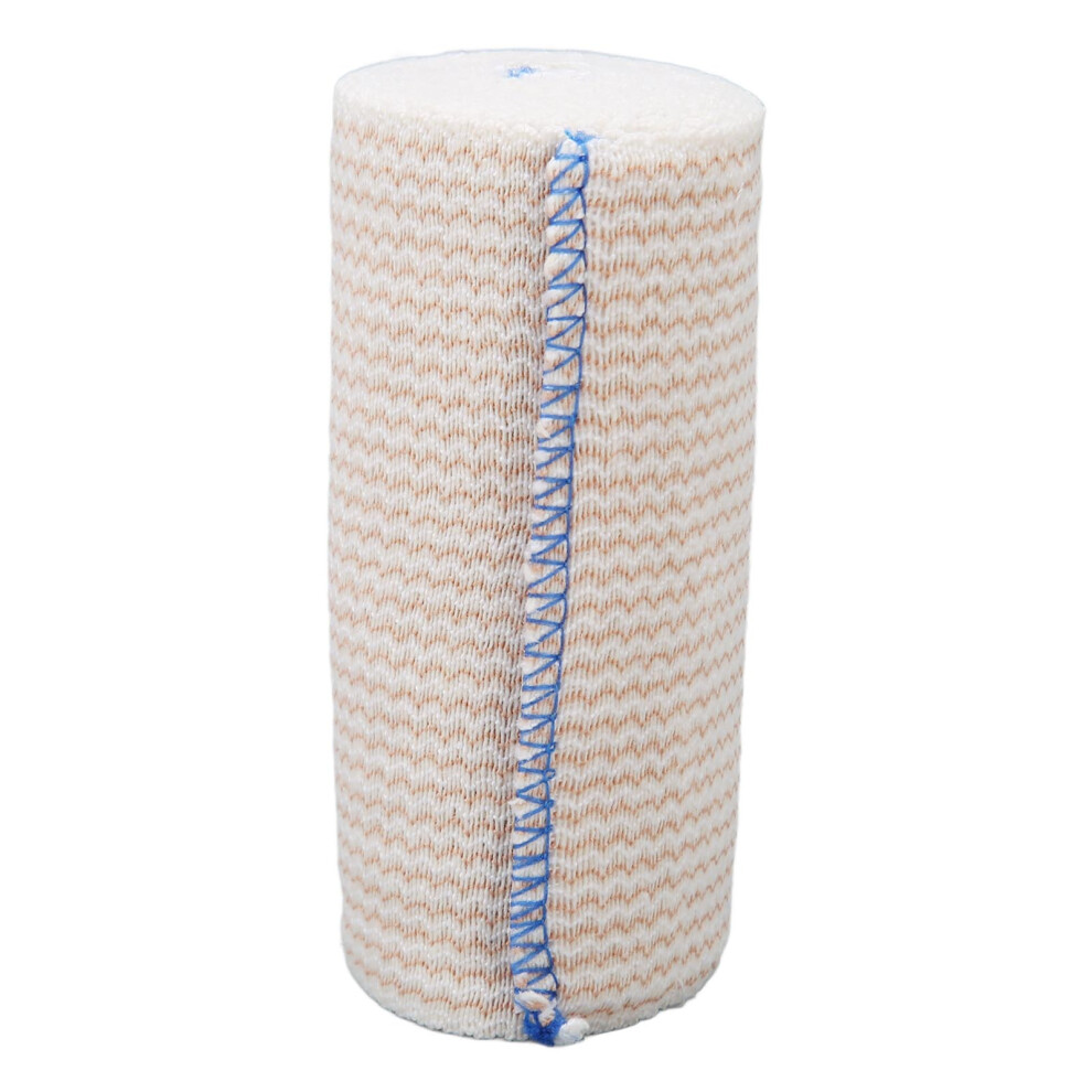Elastic Bandage Wrap, Adjustable Compression for Wrist Ankle Knee Support, Hook-and-Loop Closure Latex-Free Breathable Cotton Medical Grade Self