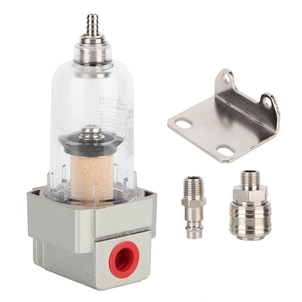 Compressed Air Filter, Water Separator High Filtration Efficiency Cnc Material Air Filter With Quick Coupling, Oil Separator For Extending Tool Life, 9340959979035