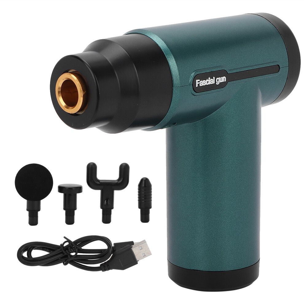 Adjustable Speeds Percussion Massager for Targeted Relief, Mini Handheld Muscle Therapy Tool with 4 Customizable Modes, Silent Operation & USB