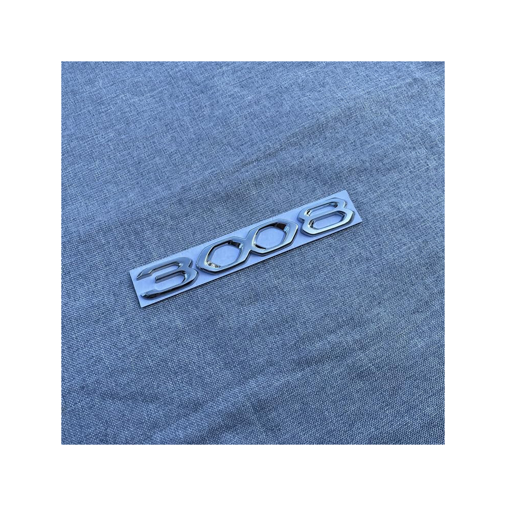Car Emblem Badge For Peugeot 208 308 3008 Trunk Sticker Oem Fit Weatherproof Adhesive 9382693375612