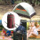 Compression Sack | Waterproof Nylon Compression Stuff Sack for Sleeping Bag Storage, Hiking, Camping, Travel, Dark Red 3