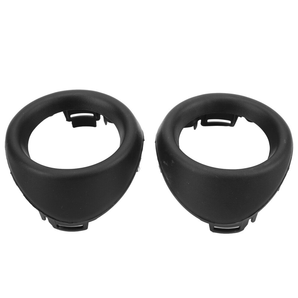 Ford Focus Mk3 2011Â2014 Front Fog Bezels Abs Cover Light/Black 7641376345512
