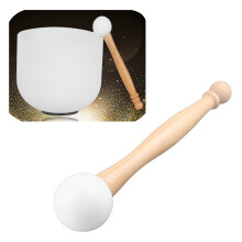 Maillet en silicone convivial pour la percussion et les bols en cristal