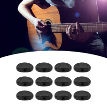 12 Stück Kunststoff-Stimmungswirbelknöpfe für E-Gitarrenstimmwirbel Köpfe, ovalform