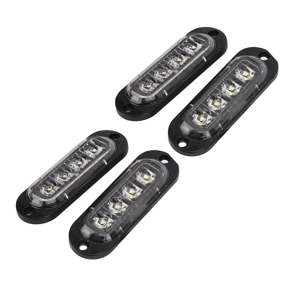 Truck Emergency Flash - 4Pcs 3000K Leds Ip65 Waterproof Light/White 8411376349006