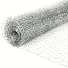 0.9m x 10m Galvanised Wire Netting Roll for Garden Fencing, Chicken and Pet Enclosure, 25mm Mesh