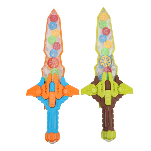 2PCS LED Light and Sound Plastic Sword Toy for Kids Stage Performance 1
