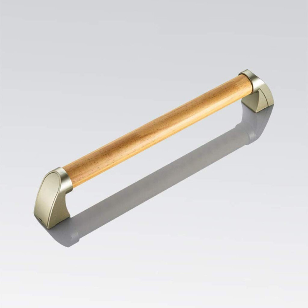 Wooden NonSlip Grab Bar with Waterproof Handrail for Bathroom, Toilet, Shower and Stairs