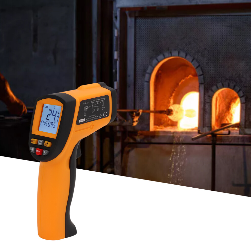 Xrclif-900 Infrared Non-Contact Thermometer, -50~950, 12:1 Ratio 5011376351301