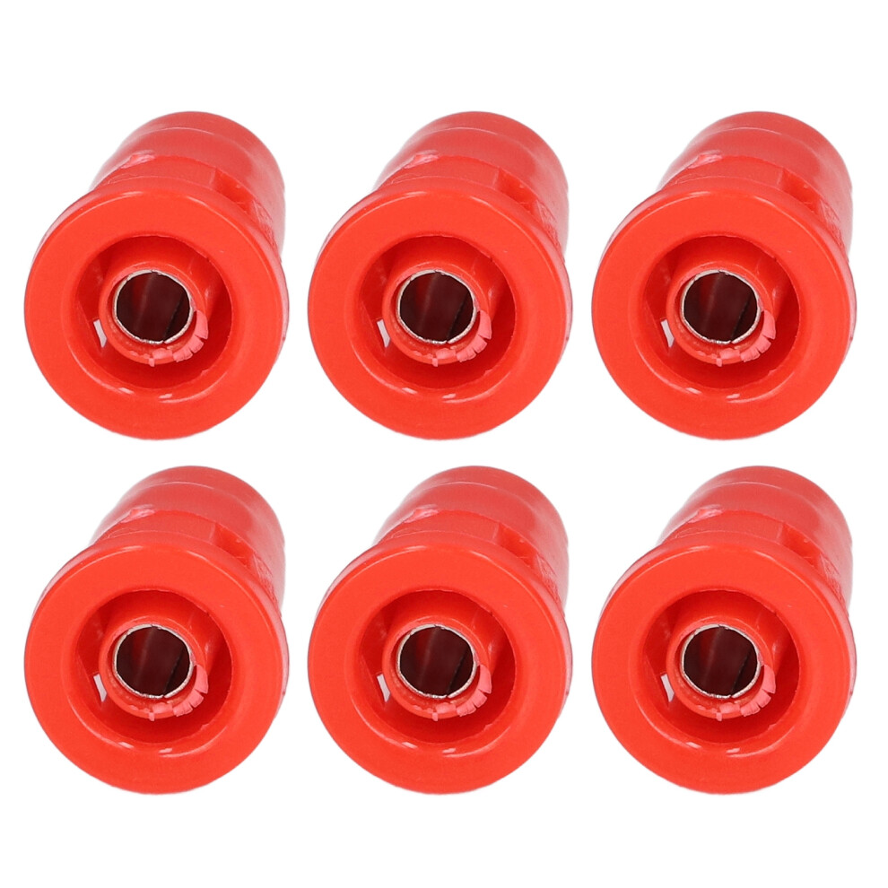 100 Pcs 4Mm Nickel-Plated Banana Jack Ring Terminals Connectors 9391376352000