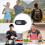 Portable Sports Countdown Clock with Key Ring - Pocket Size LCD Timer for Gym, Kitchen, Study, Shower - Black 3