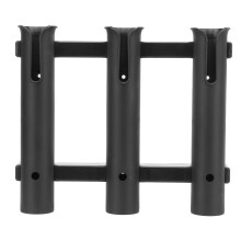 Soporte para varillas de plástico de 3 tubos, Ø 5,7 cm, L 27 cm