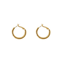 Korean Style Hoop Earrings, Comfortable Design Huggie Earrings with Hypoallergenic 925 Sterling Silver, Lightweight Endless Hoops, High-Polish Finish