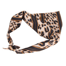 Bandana per cani in cotone con motivo leopardato, foulard e bavagli, taglie S-L