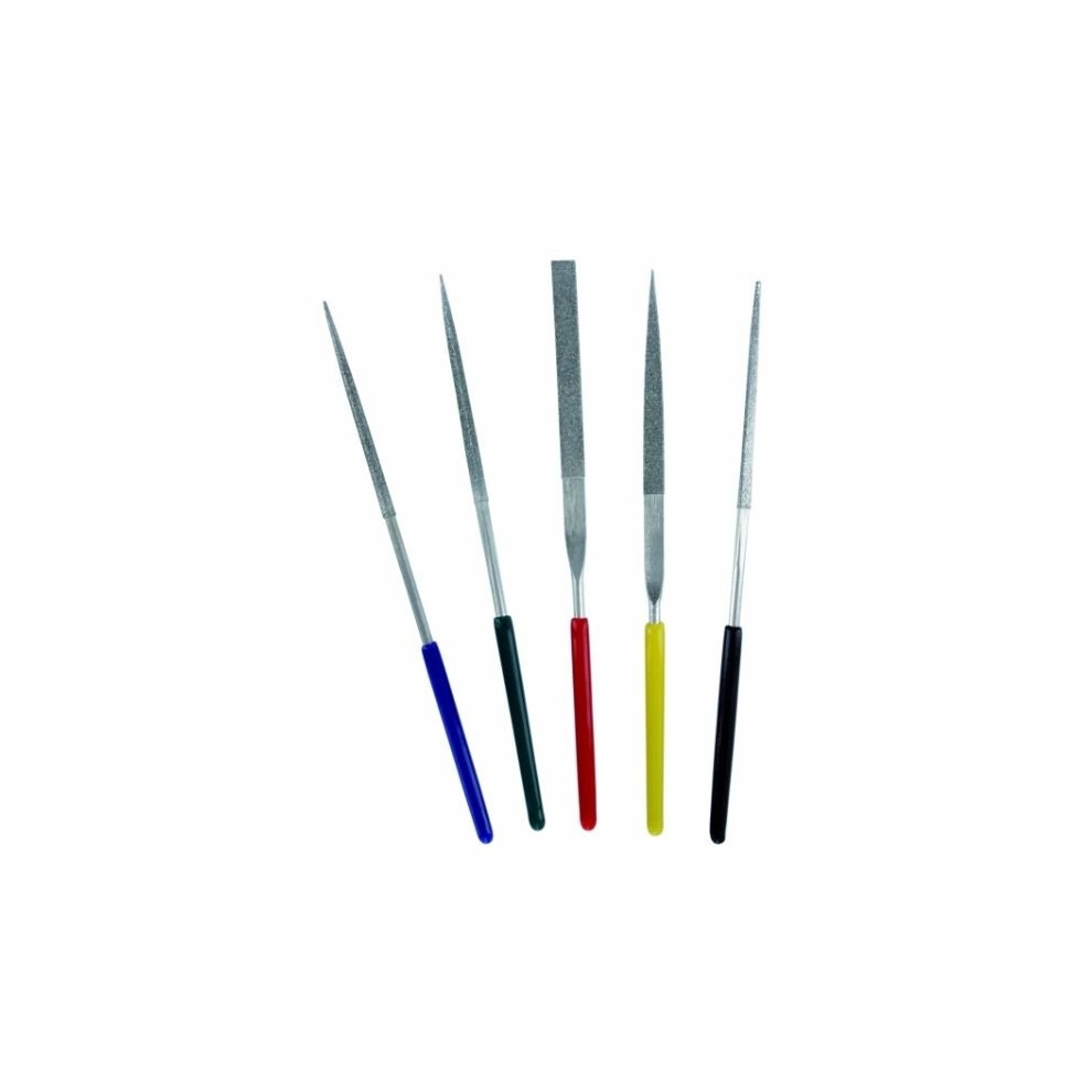 Valt03004 - Av Vallejo Tools - Diamond File Set 100Mm (5Pc) 8429551930123