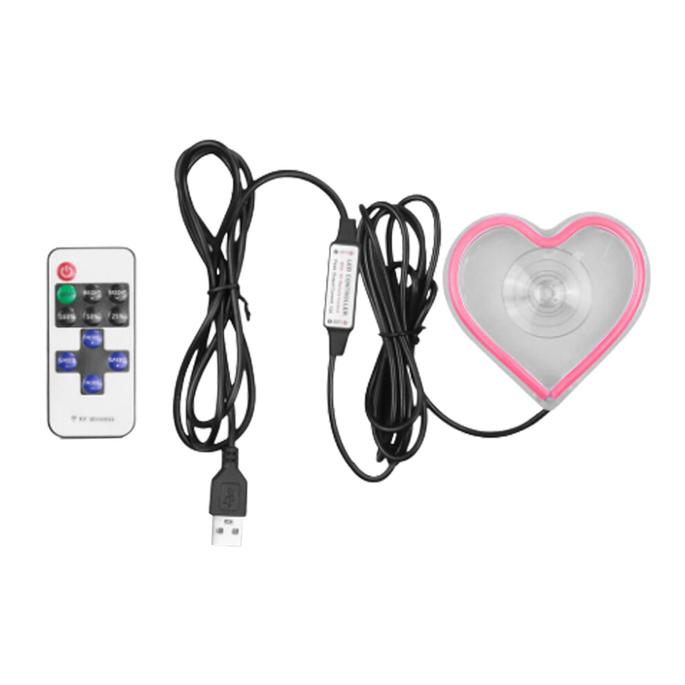 Car Atmosphere Ing Heart Shaped Mood For Windows, Bulbs Light 9382693379092