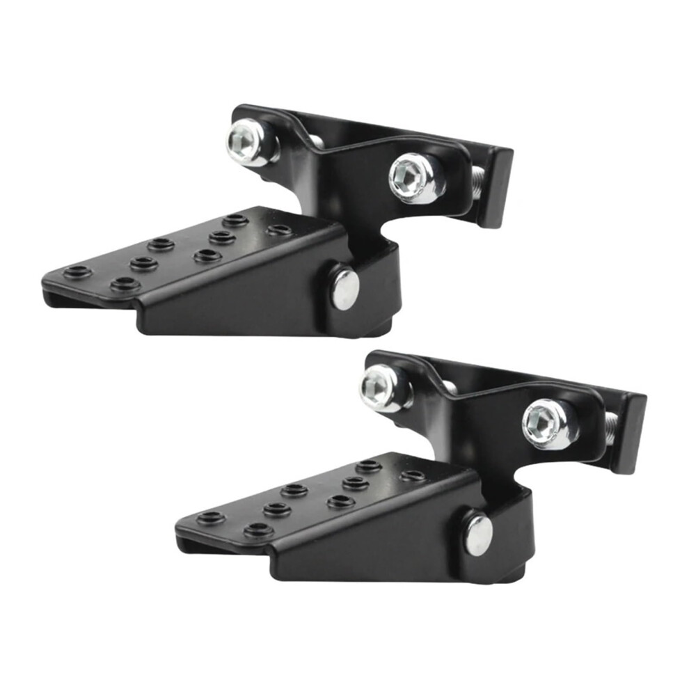 Motorcycle Foot Pegs 1/2 Pair Universal Folding Passenger Footrests Pedals Compatible With Most Models 9382693379320