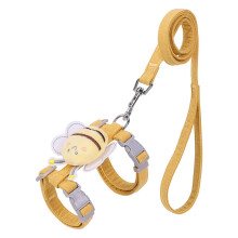 Escape Proof Cat Harness and Leash Set for Walking with Comfortable Fit Vanilla Yellow Size S