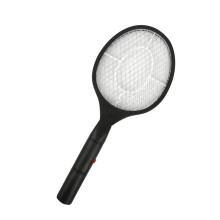 Electric Fly Swatter Bug Zapper Racket with Safe Touch ThreeLayer Mesh, Battery Operated for Indoor Outdoor Use