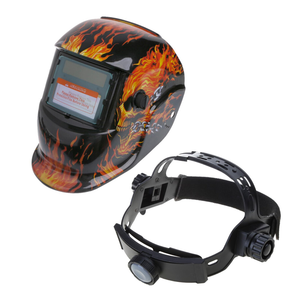 Welding Helmet Solar Powered Auto Darken Shade 913 Adjustable Shade Range 9187378489352