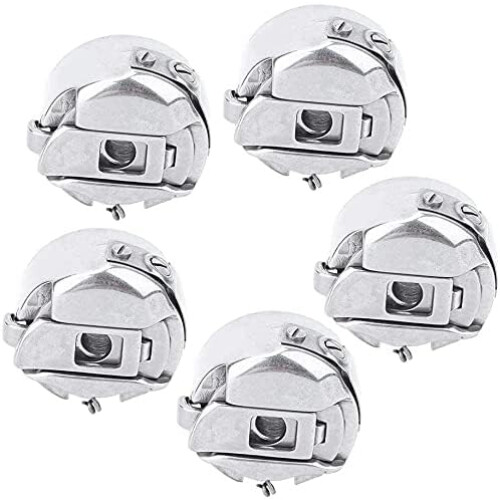 Sewing Machine Bobbin Case Universal Fit for Brother Singer Janome with Clear Thread View 2