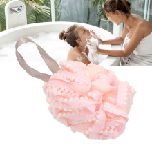 Unisex Soft Mesh Bath Loofah, Promotes Circulation, Durable PE Material