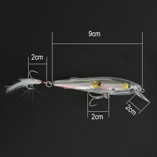 Suspension Jerkbait for Versatile Performance, Razor Sharp Trebles Ensure Solid Hooksets Every Time, Ideal for Cold Water and Lethargic Fish 2